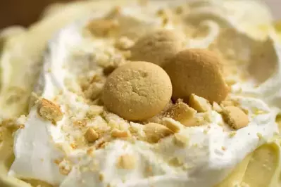 Tasty banana pudding.