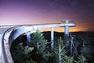 Clingmans Dome hiking trail
