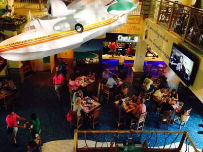 inside Margaritaville Pigeon Forge restaurant
