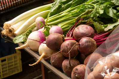 vegetables at farmer's market