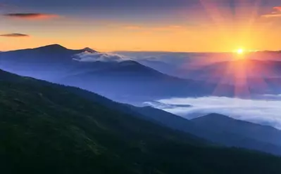 Sunrise in the Smokies