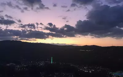 Gatlinburg sunset from Anakeesta