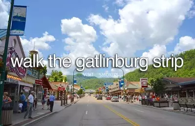 view of downotwn Gatlinburg