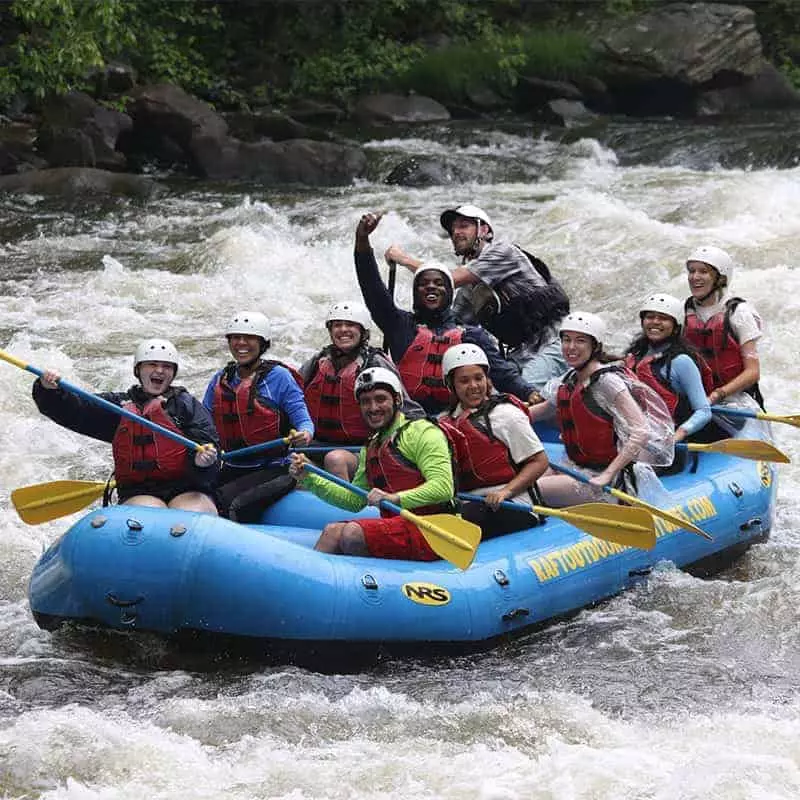 whitewater rafting in the Smokies