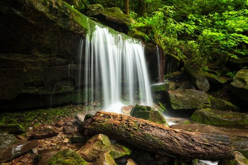 waterfall in the Smokies