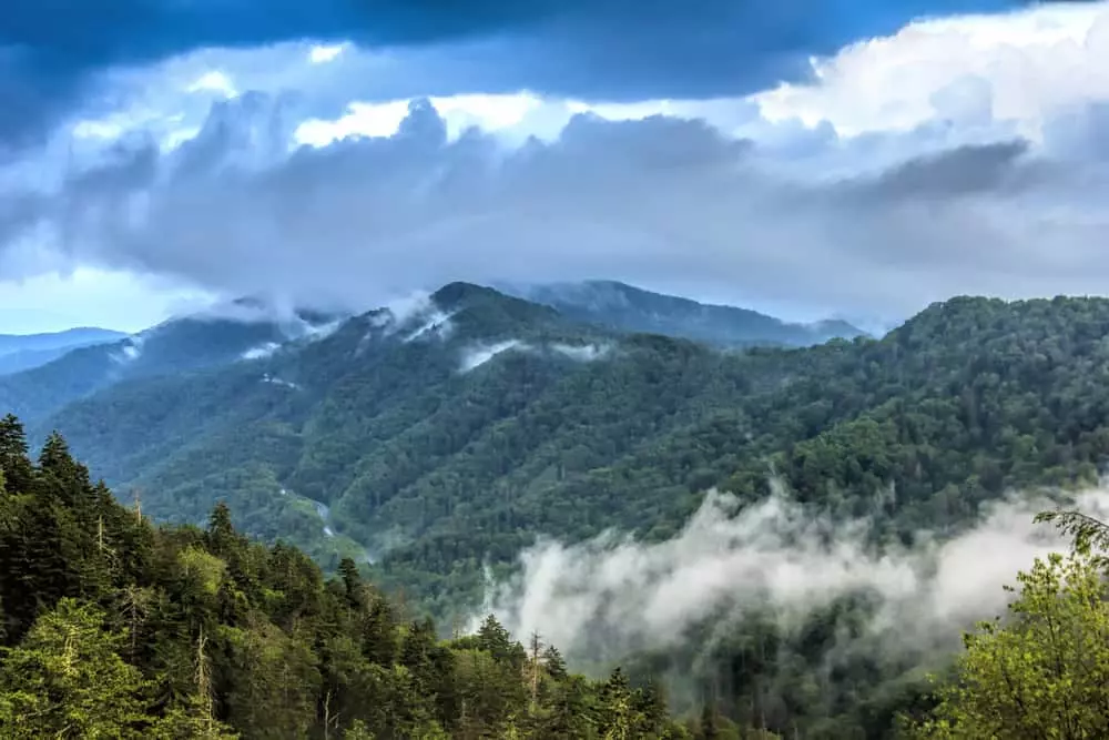 the Smoky Mountains