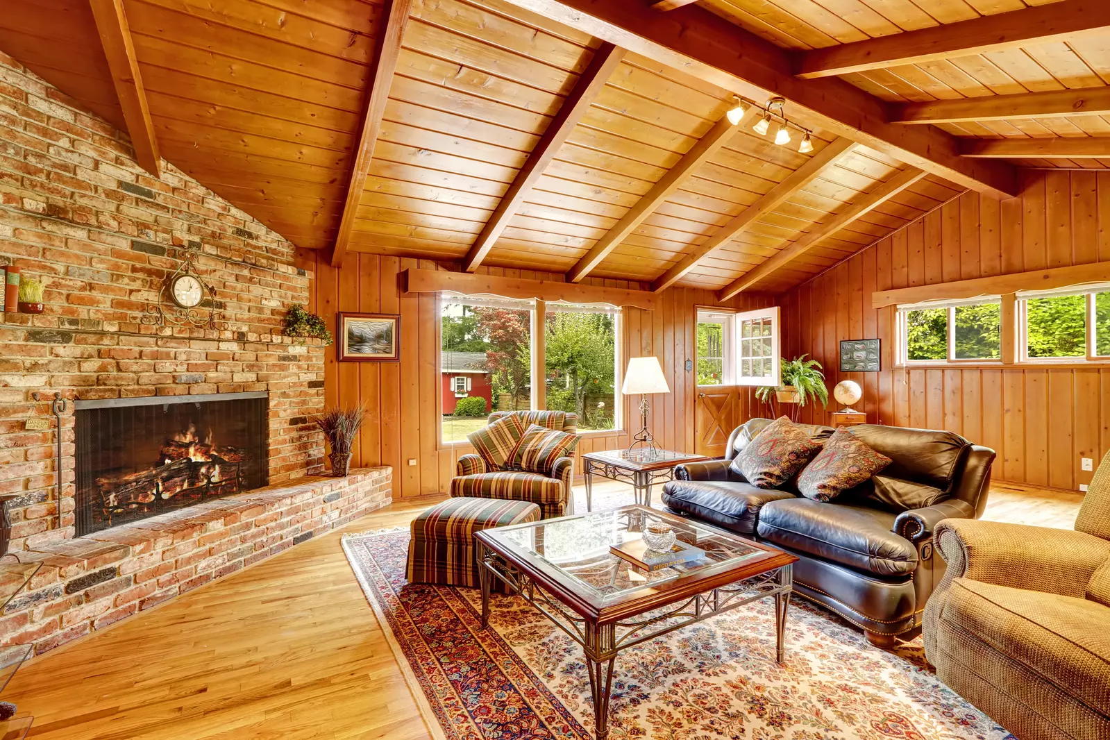 cabin living room