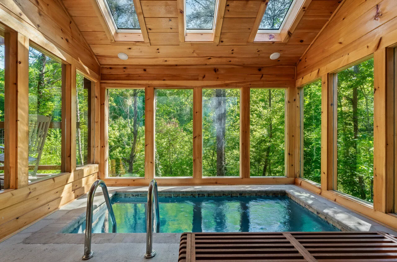 smoky mountain cabins with indoor pools