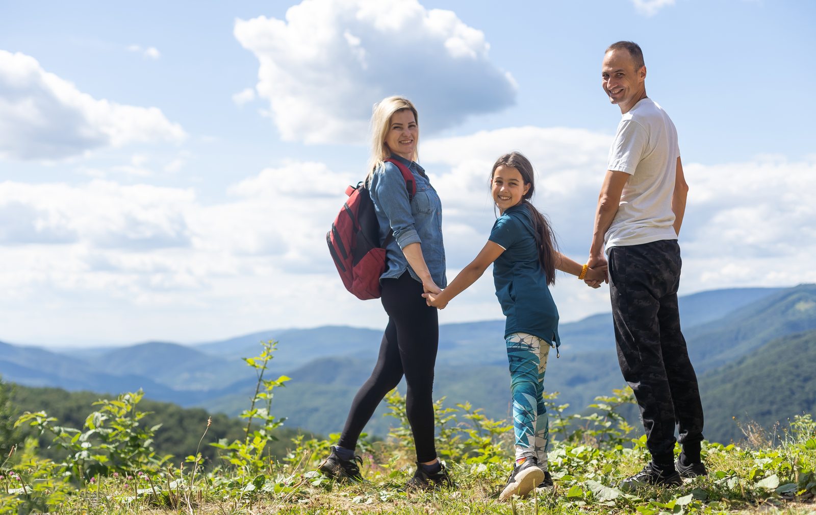 family in the smokies