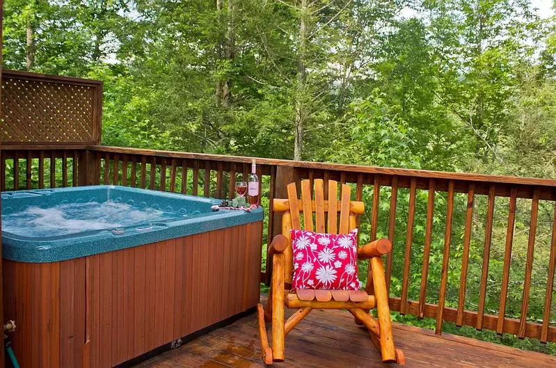 Hot Tub and Chair