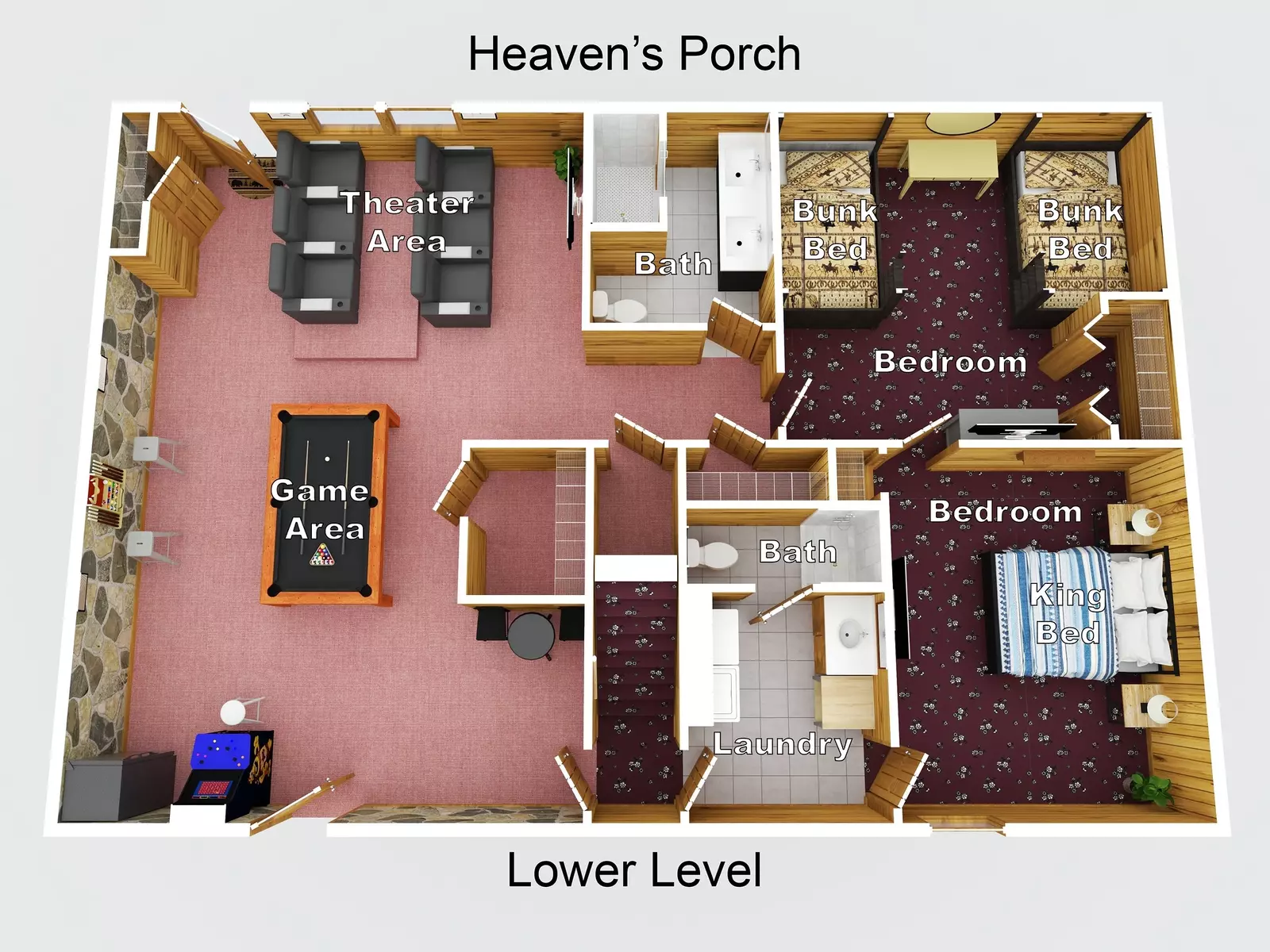 Heaven's Porch lower level