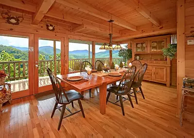  Gather around to enjoy a homemade meal.