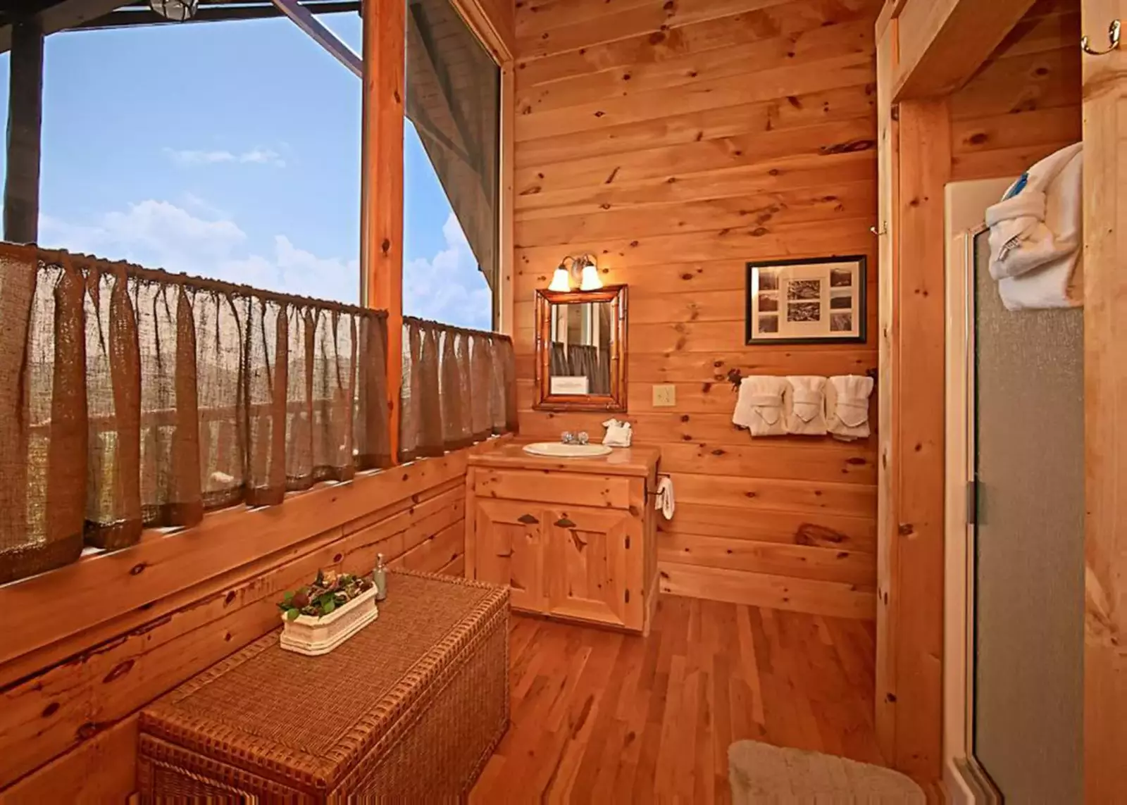  Views from the bathroom! 