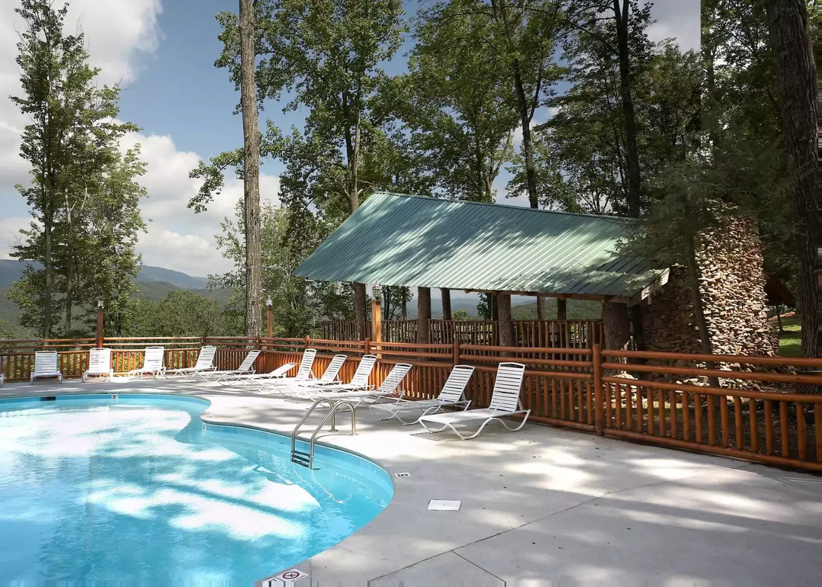  Community pool with a mountain view!