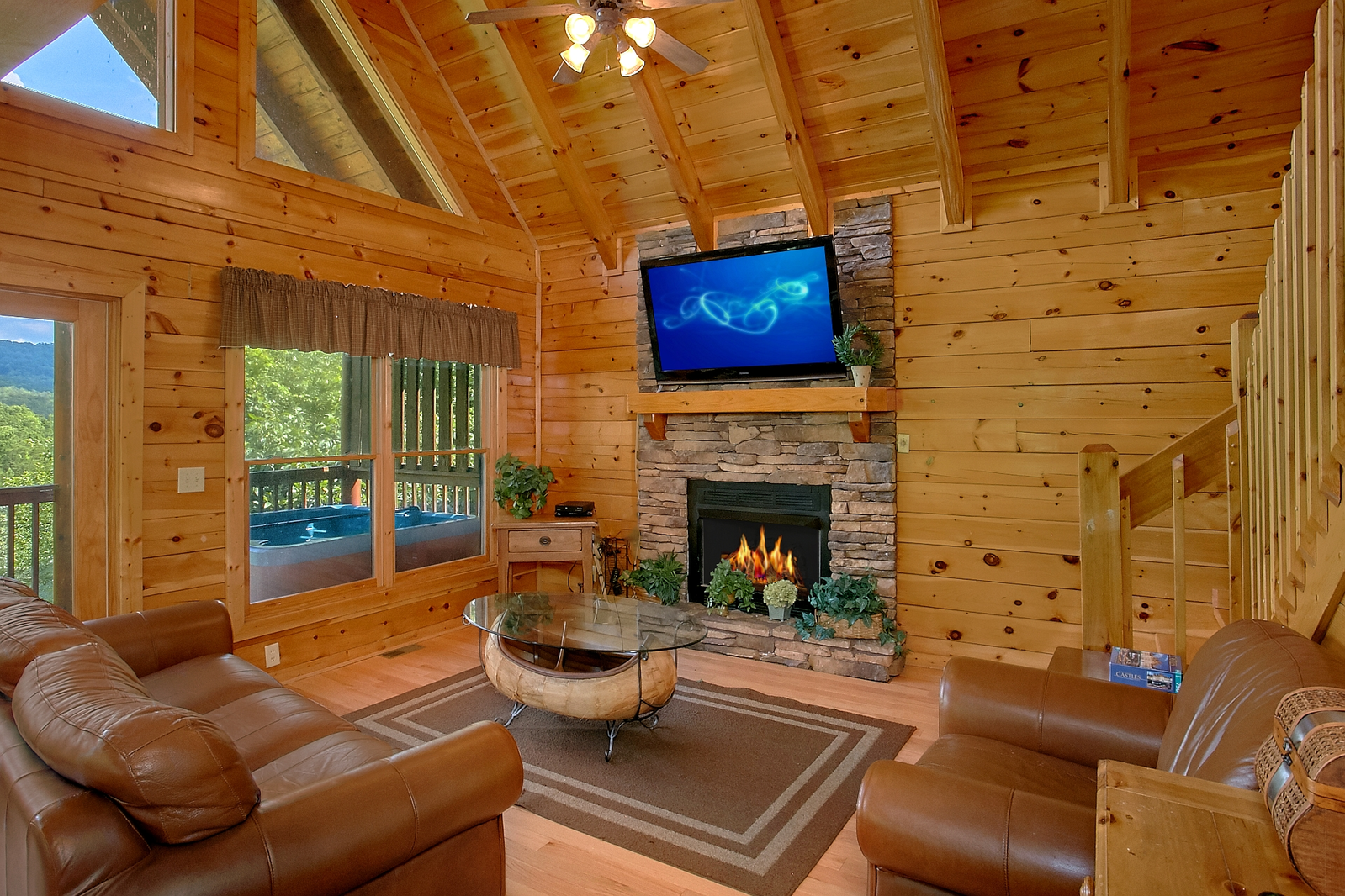 Property image, Interior, of A Mountain View Theater Lodge