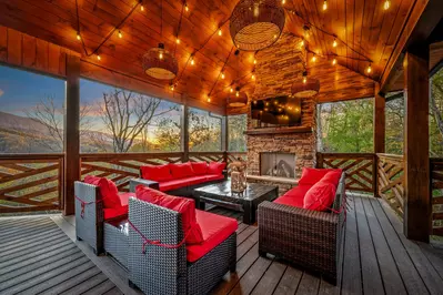Property image, Interior, of Alpine Haven Cabin and Spa
