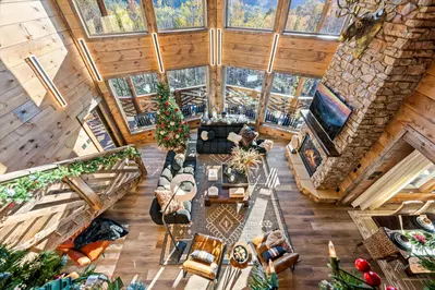 Property image, Interior, of Alpine Haven Cabin and Spa