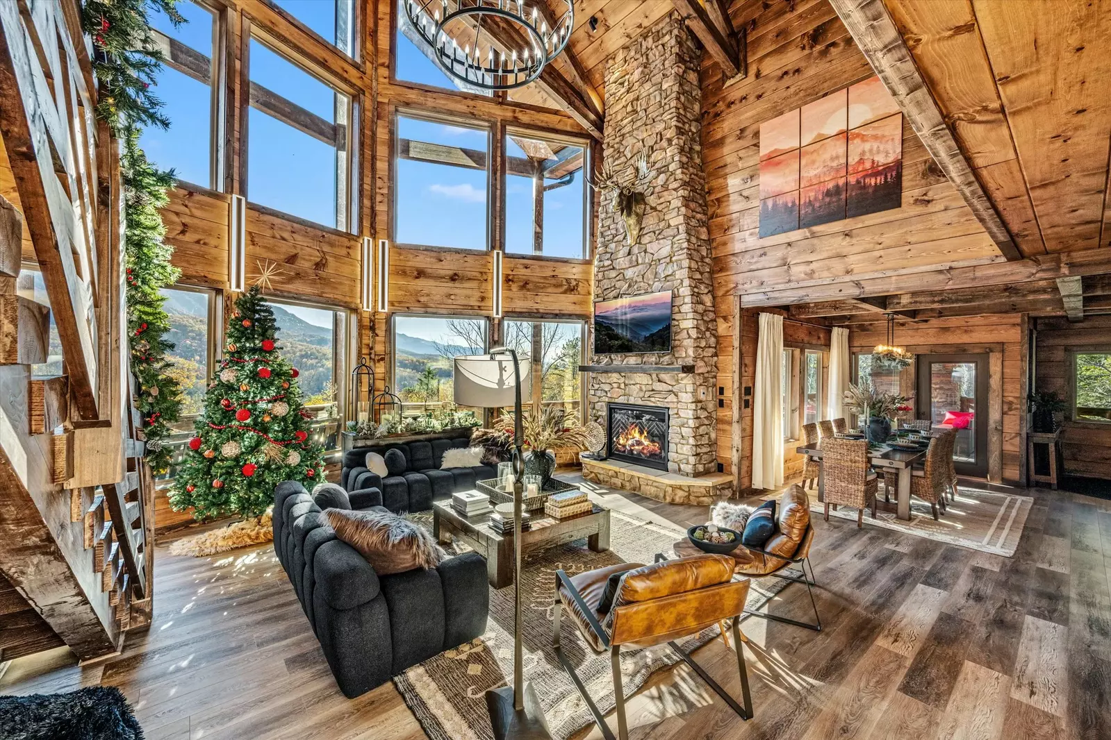 Property image, Interior, of Alpine Haven Cabin and Spa