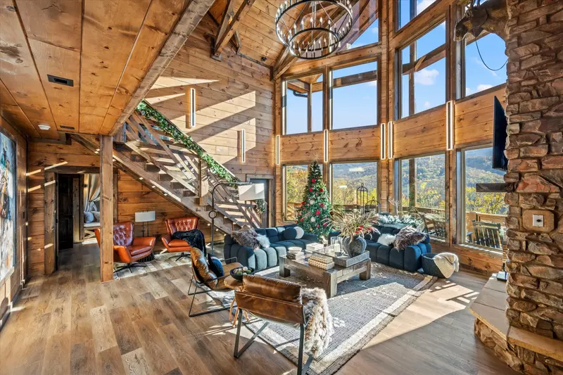Property image, Interior, of Alpine Haven Cabin and Spa