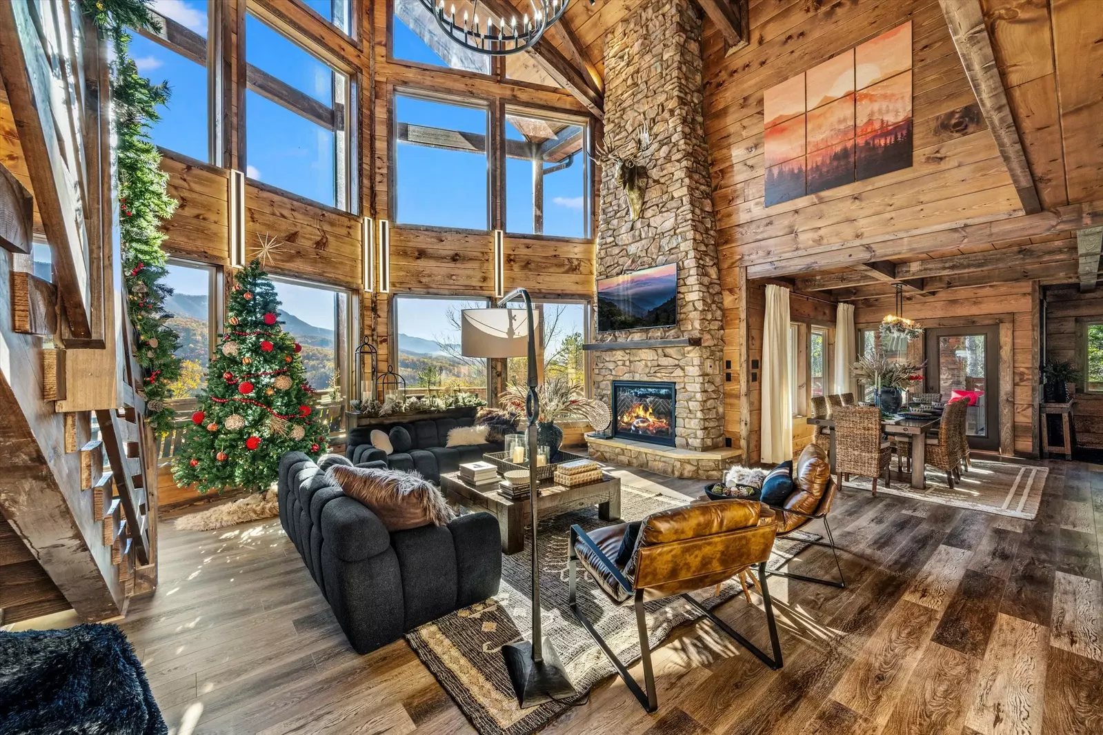 Property image, Interior, of Alpine Haven Cabin and Spa