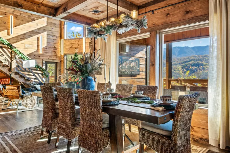Property image, Interior, of Alpine Haven Cabin and Spa
