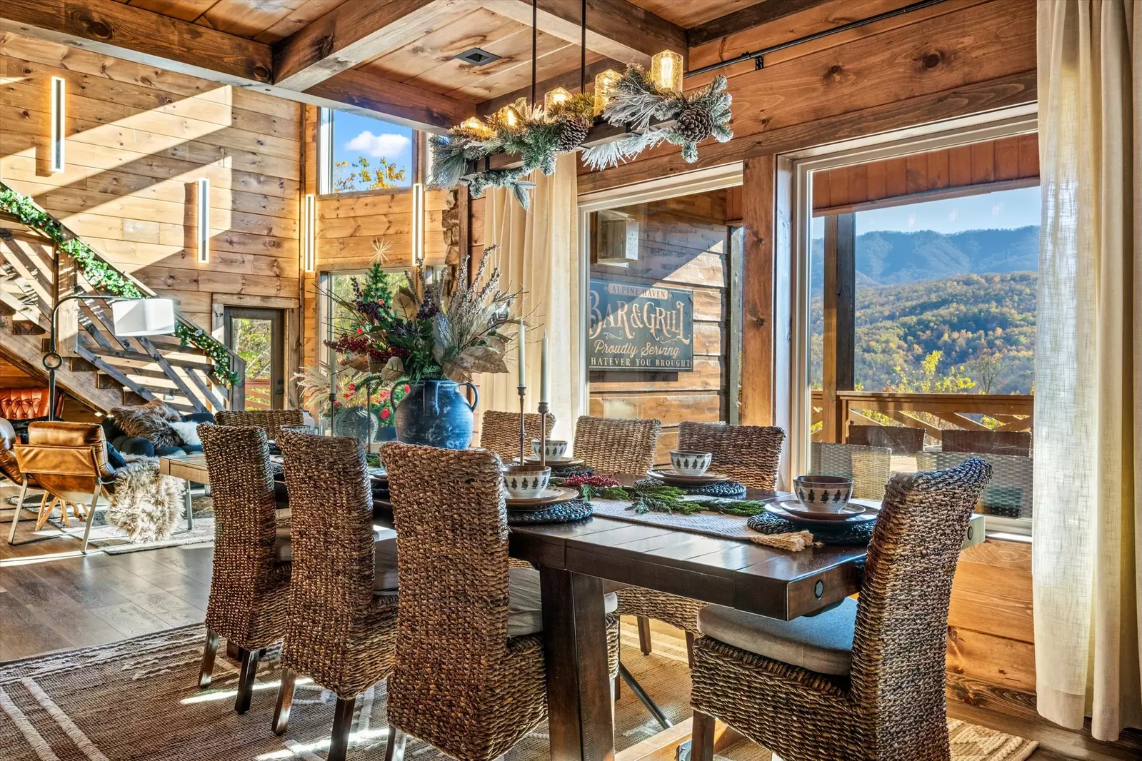 Property image, Interior, of Alpine Haven Cabin and Spa