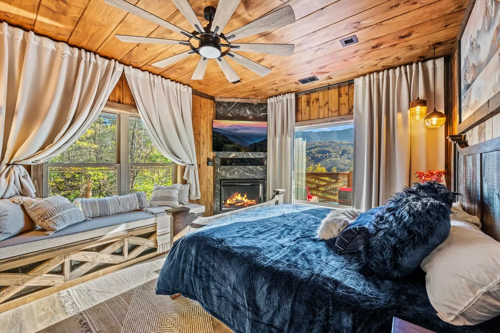Property image, Interior, of Alpine Haven Cabin and Spa