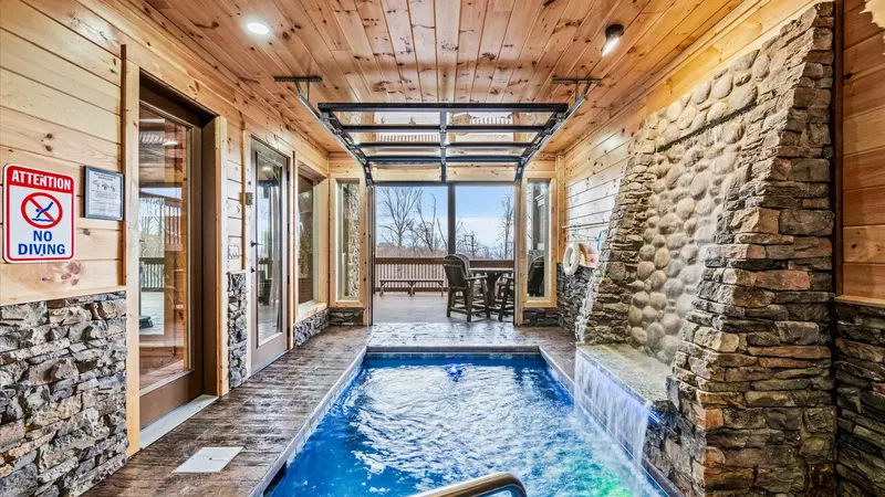 Property image, Interior, of Holy Smokes Pool Lodge