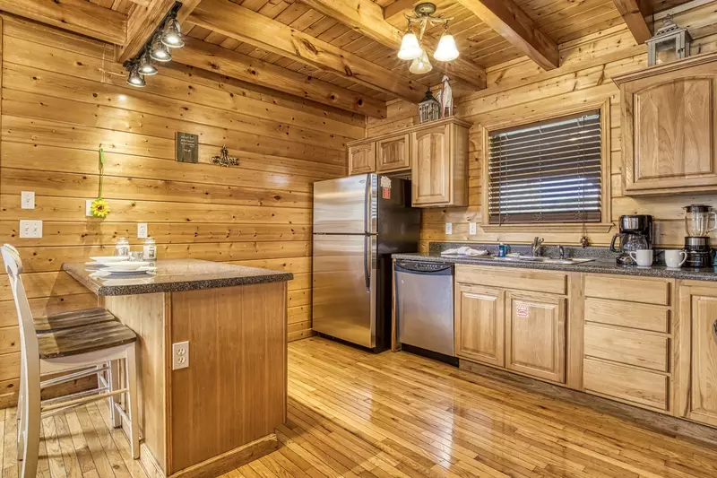 Amazing Grace fully furnished kitchen