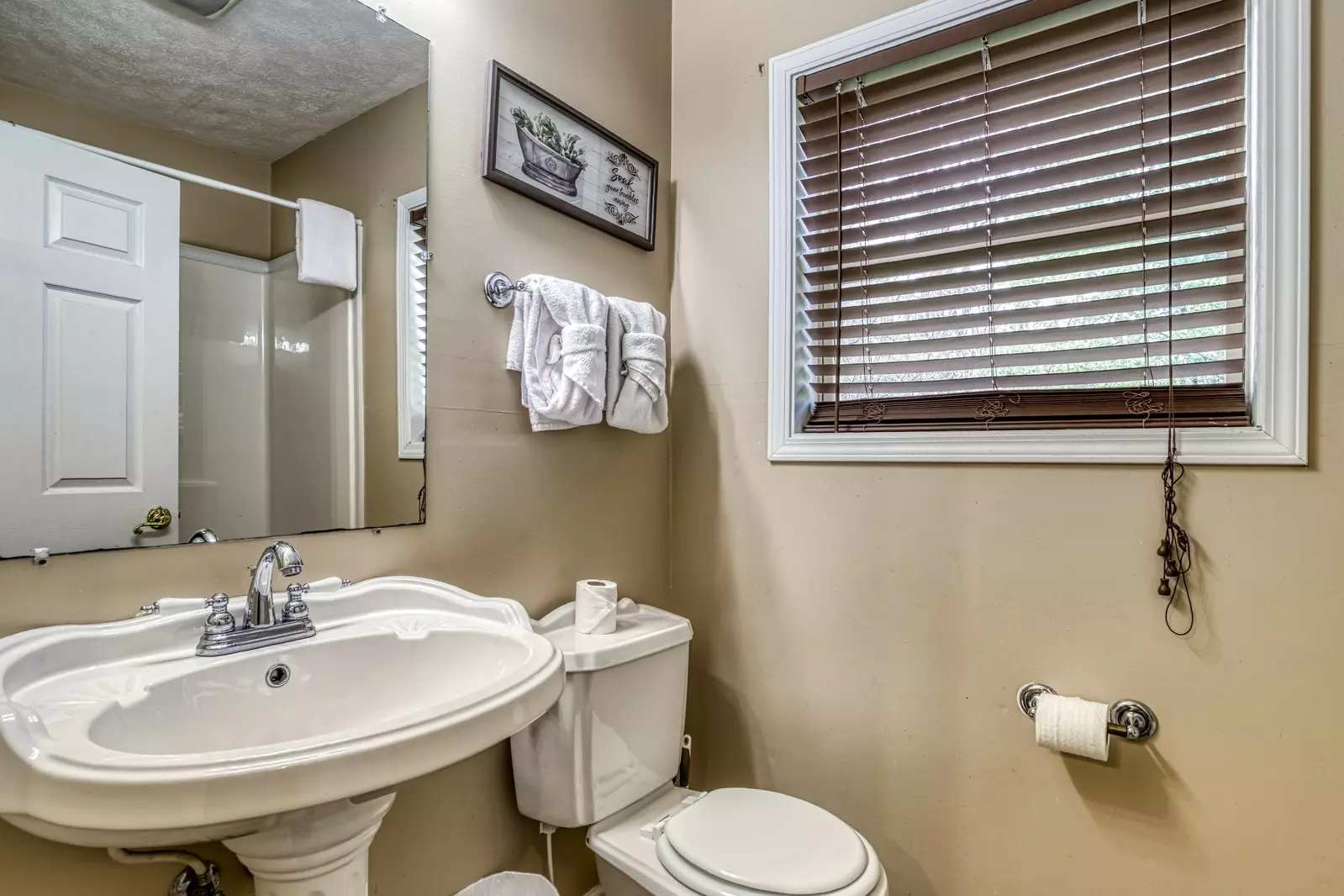 Amazing Grace lower level bathroom