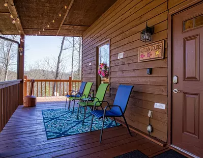 Autumn Colors covered entry deck