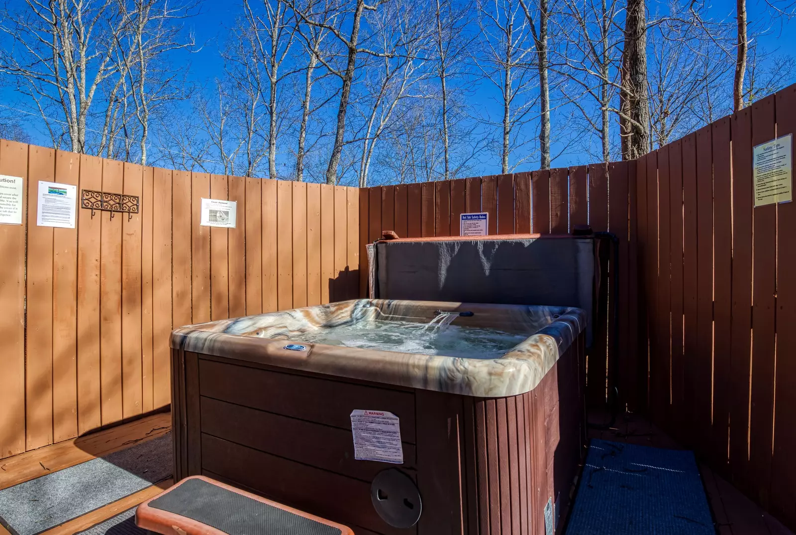 Autumn Colors hot tub