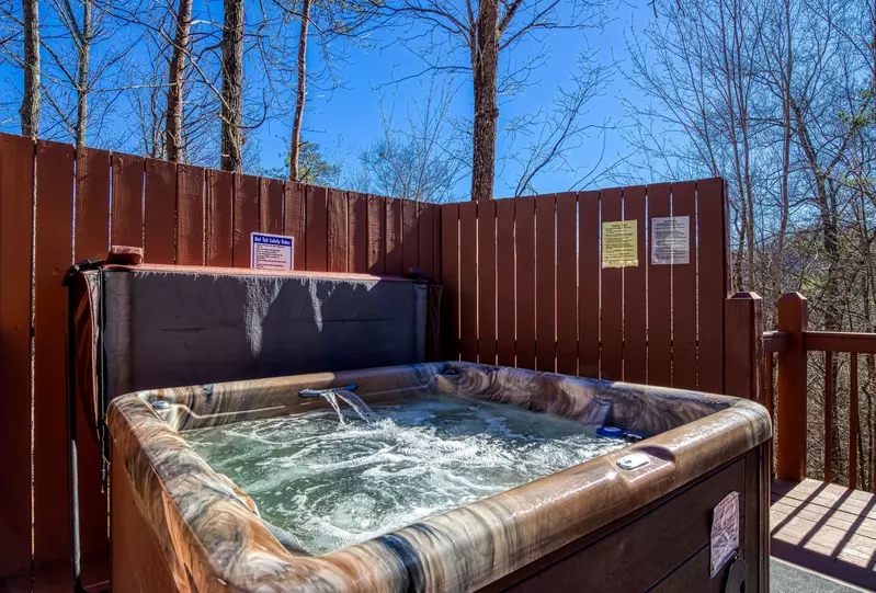 Autumn Colors hot tub