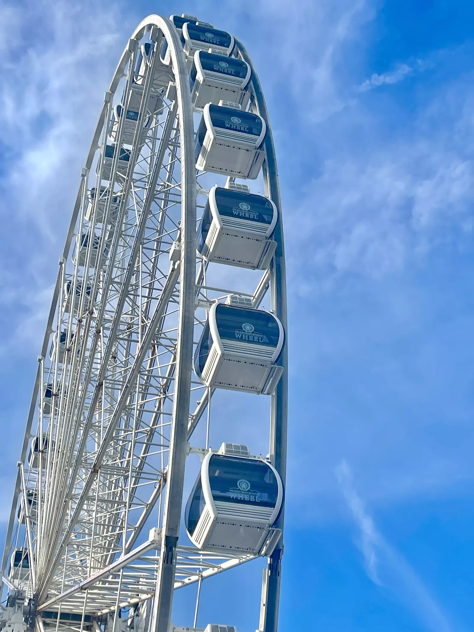 The Ferris Wheel at night at the Island in Pigeon Forge