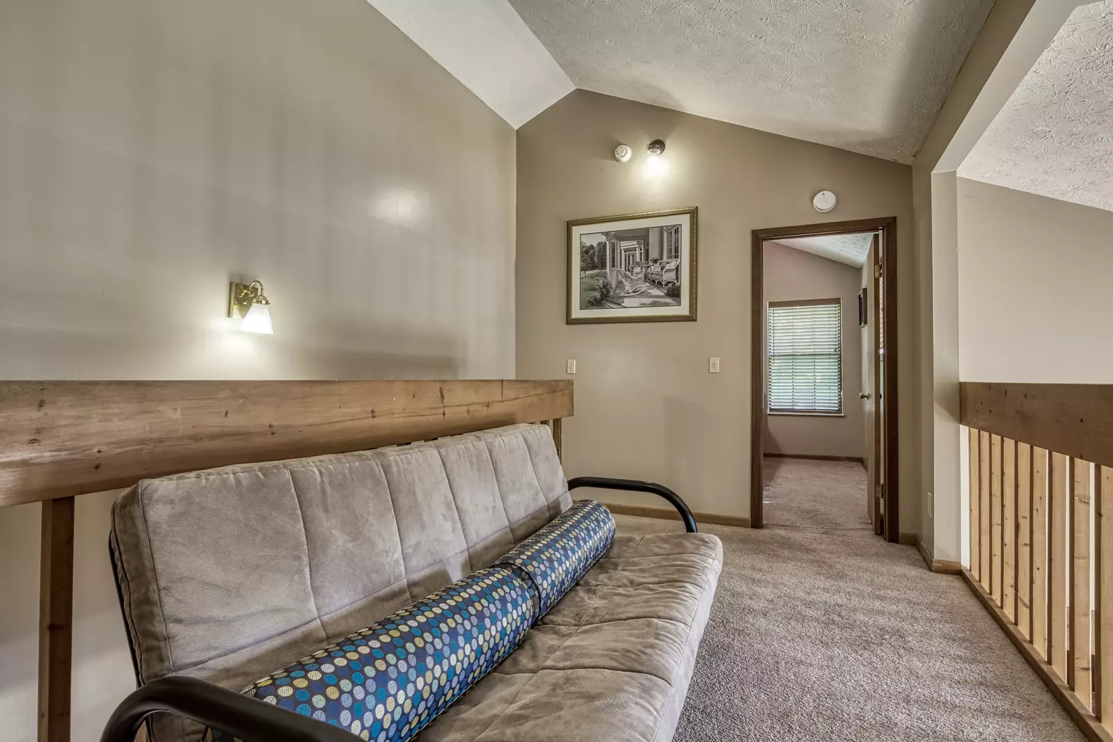Builtmore Hideaway upper level futon