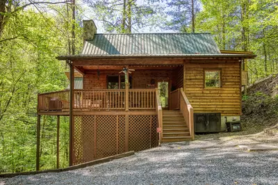 Deer to Dream - Covered entry deck