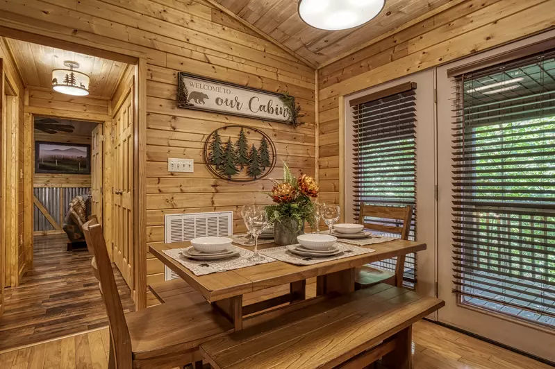 Honeymoon Hideaway dining table