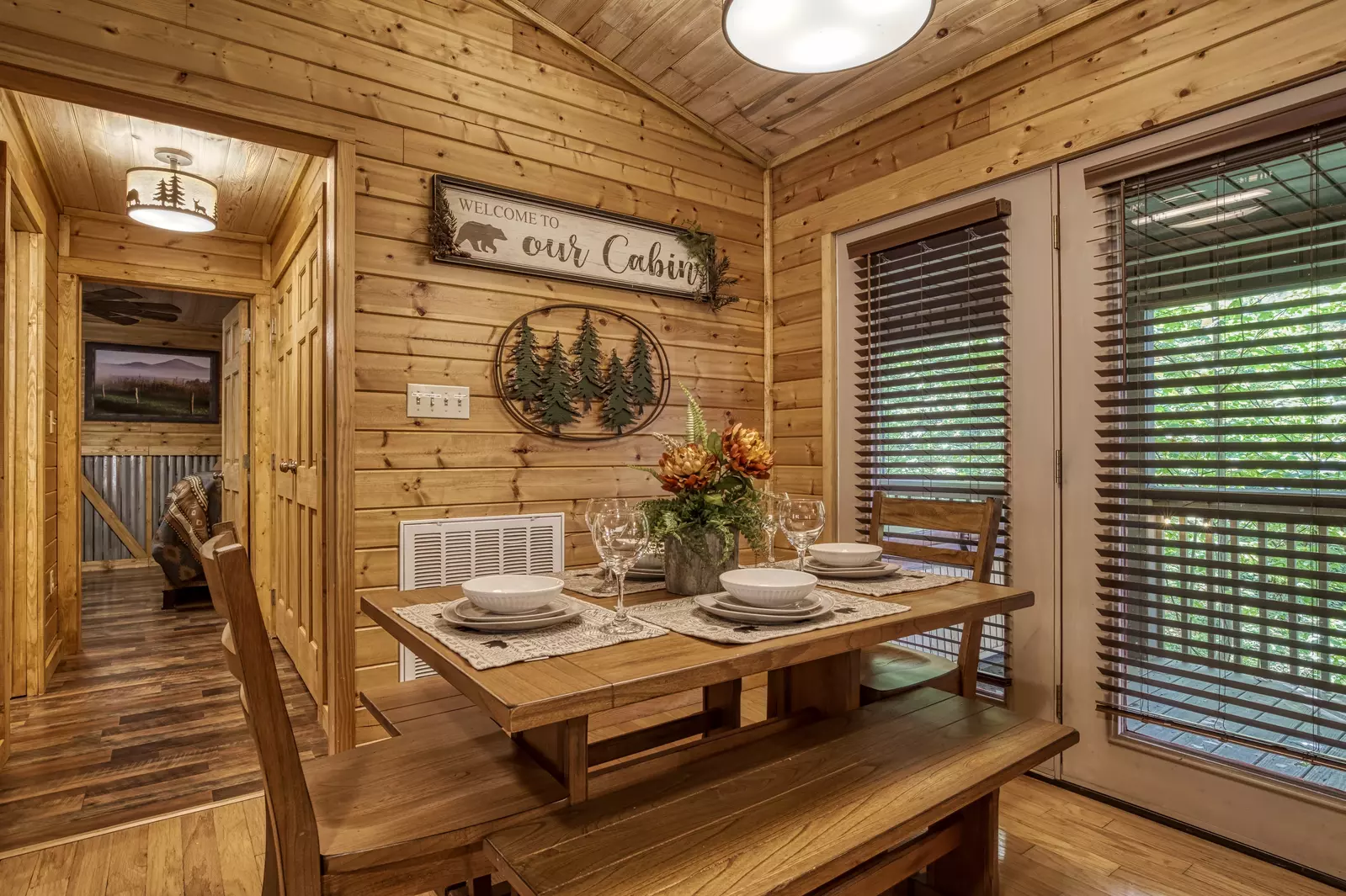 Honeymoon Hideaway dining table