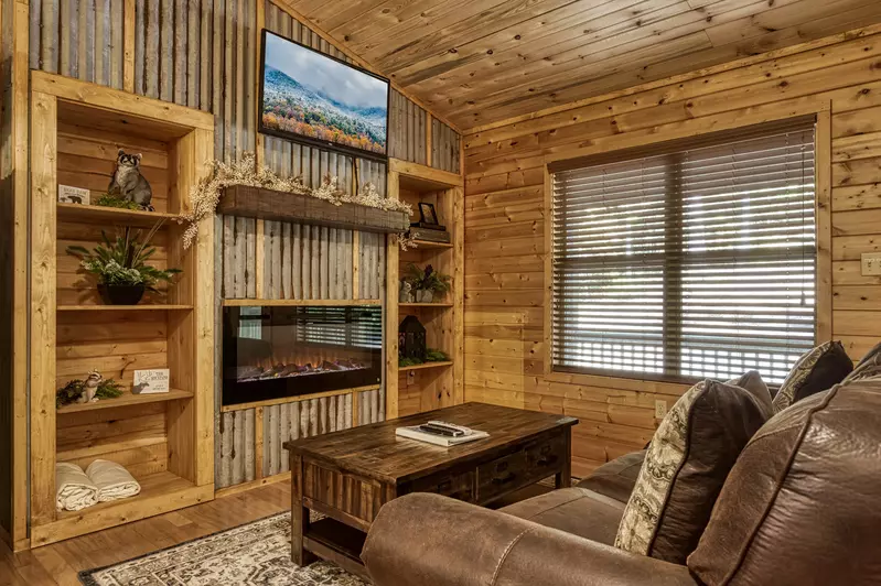 Honeymoon Hideaway living room