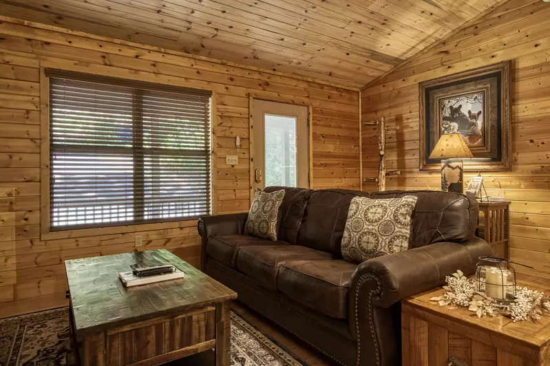 Honeymoon Hideaway living room