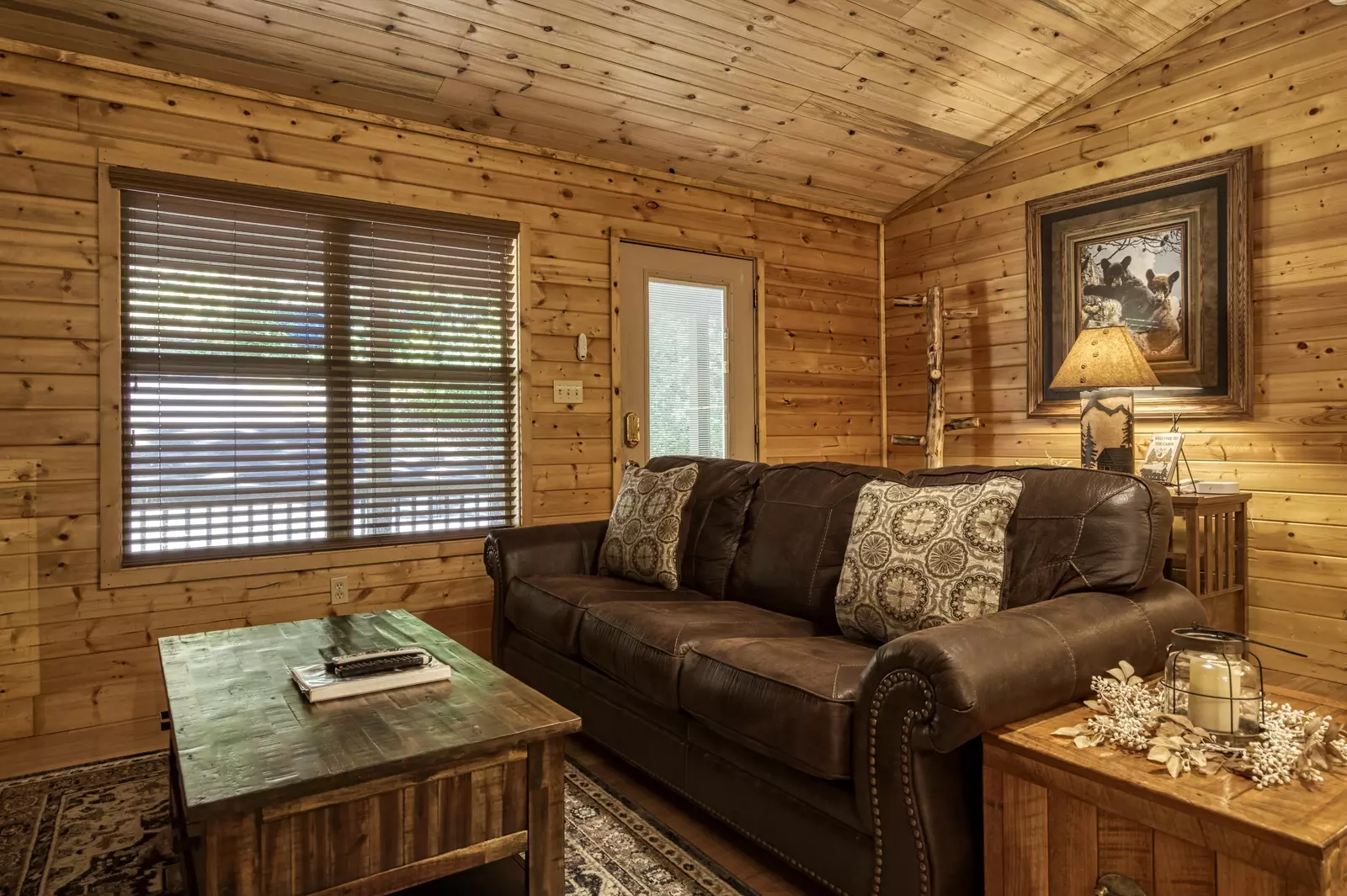 Honeymoon Hideaway living room