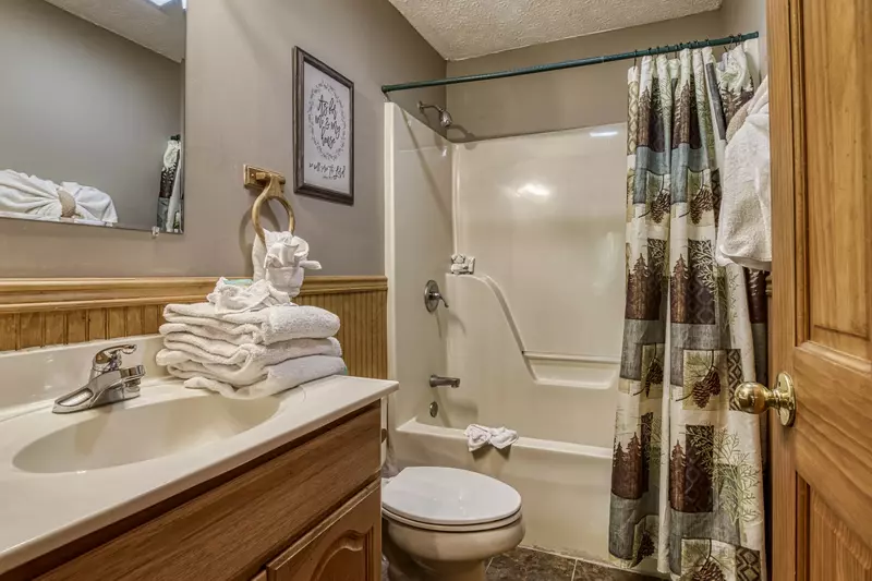 Just Hanging Out main level bathroom