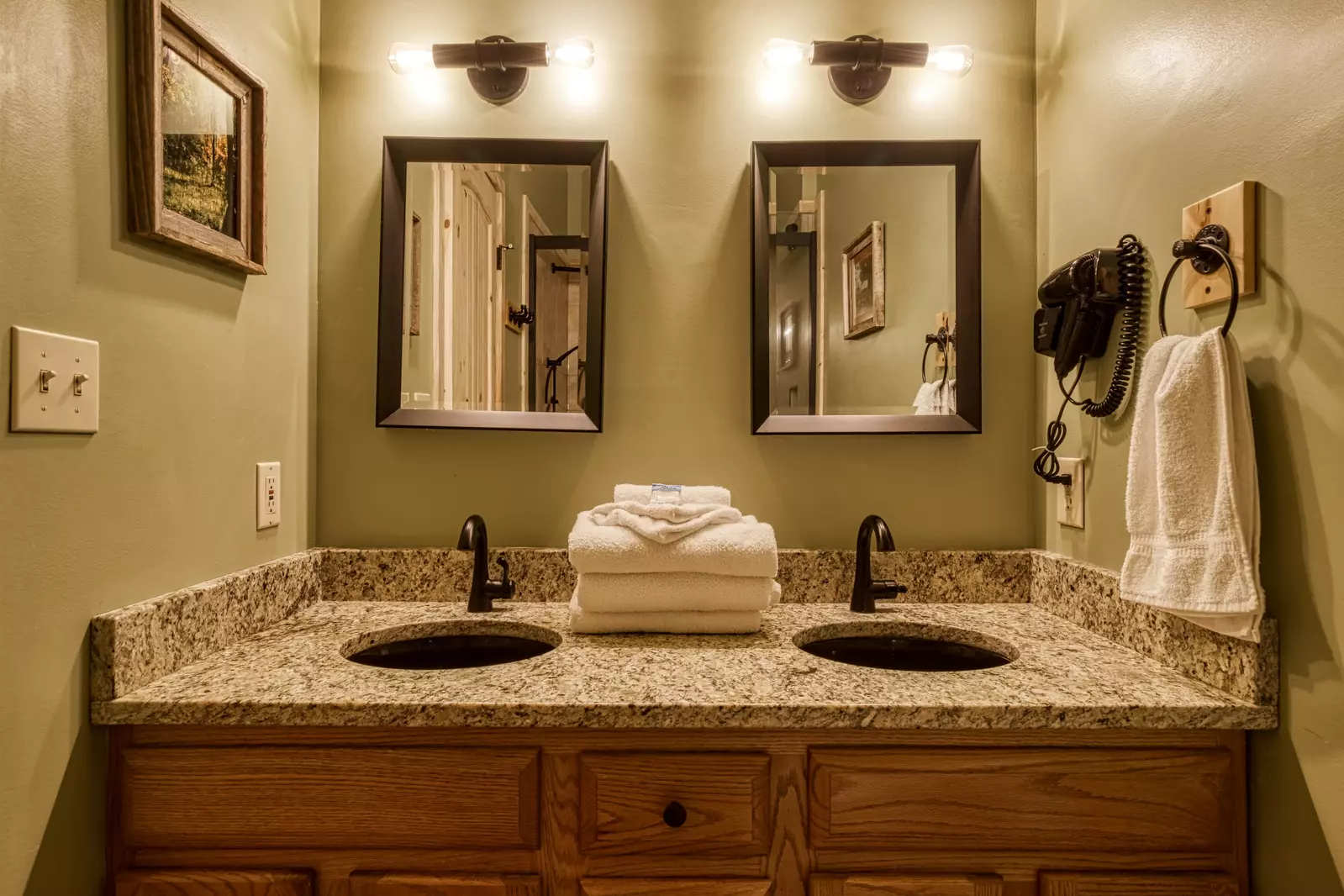 Margaritas at Sunrise bathroom with double vanity