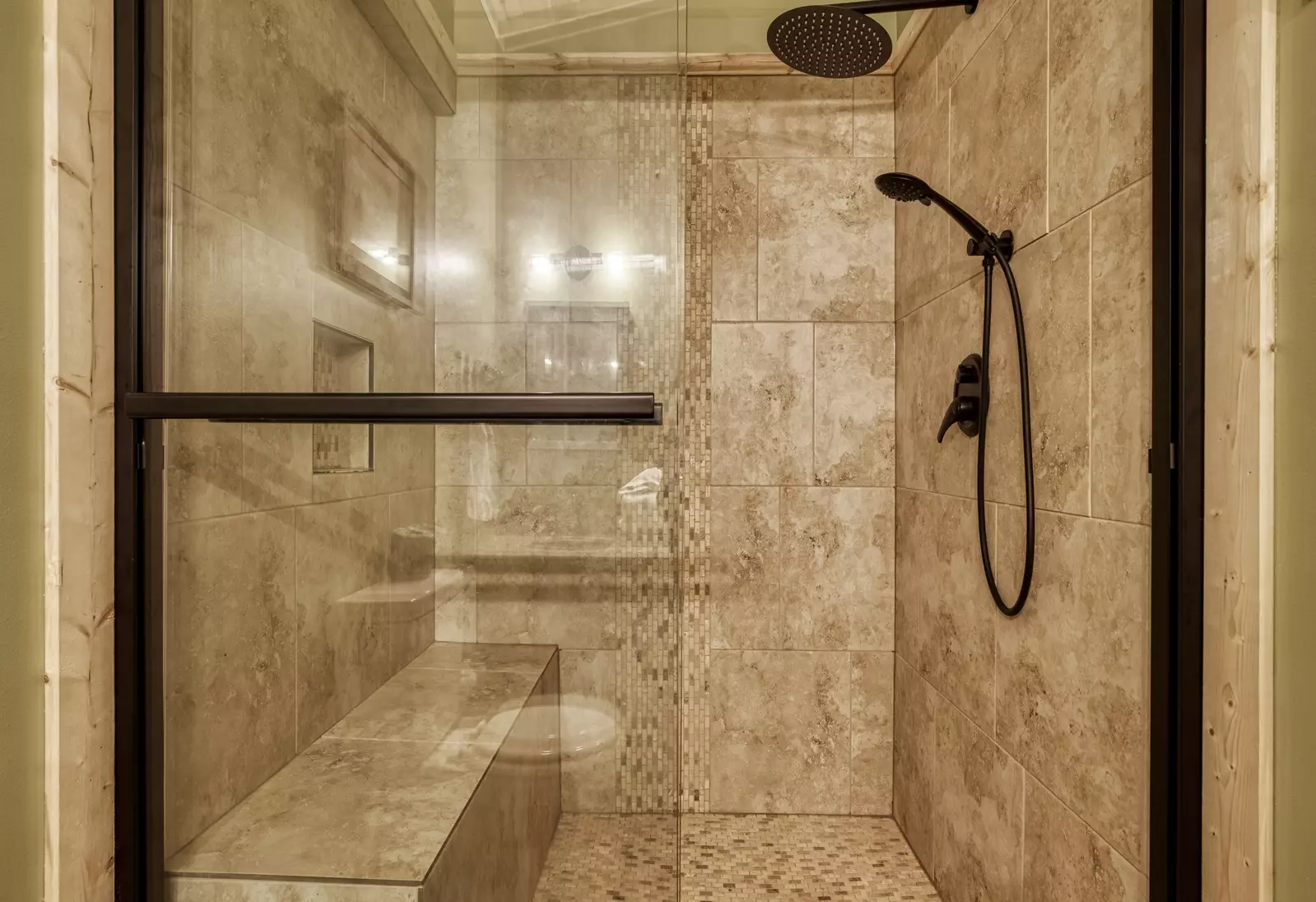 Margaritas at Sunrise bathroom with walk in shower