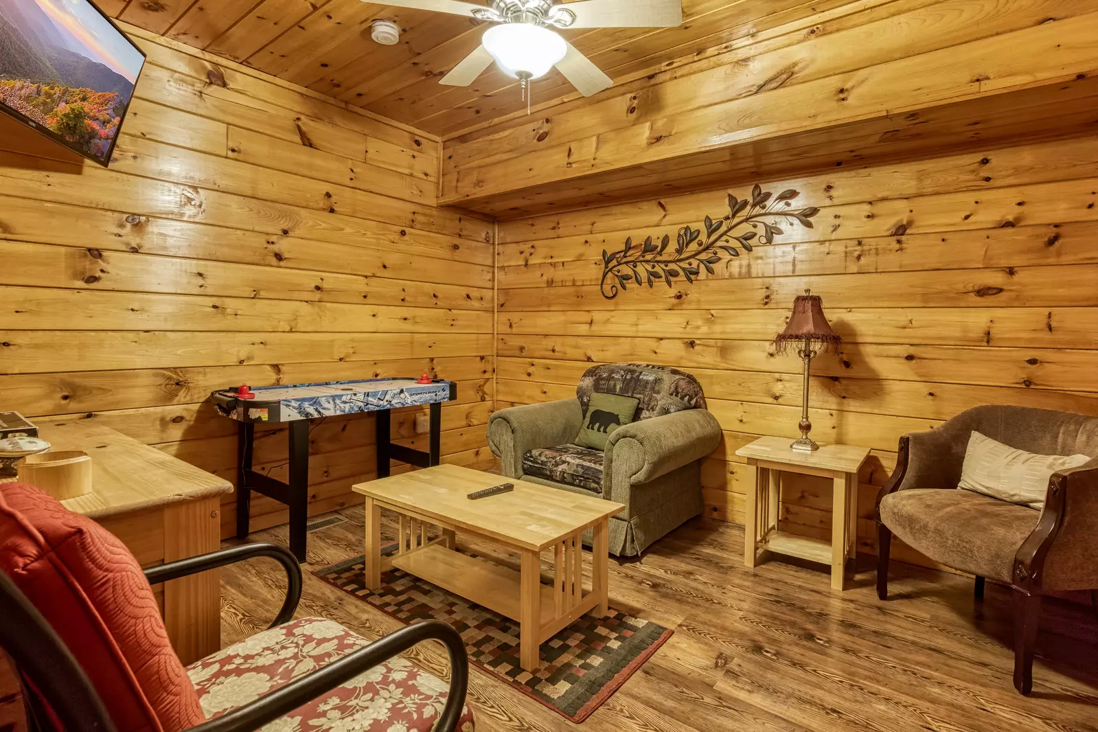 Three Bears lower level game room