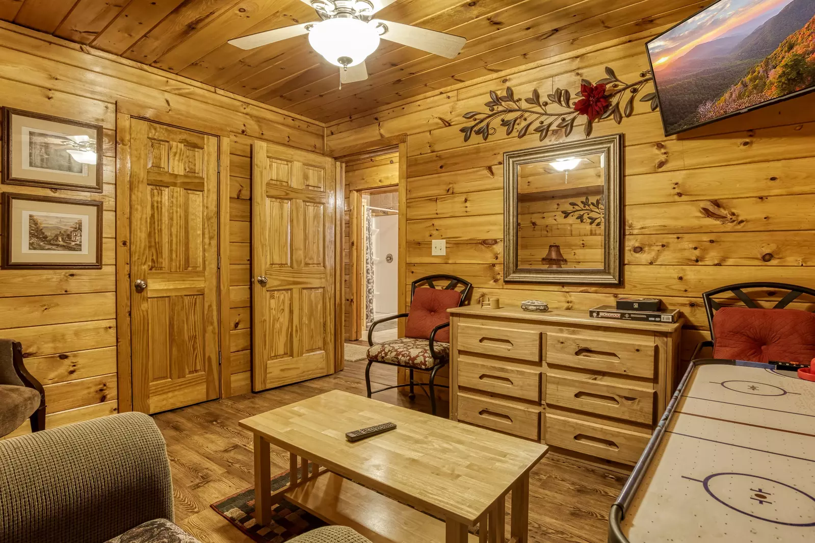 Three Bears lower level game room