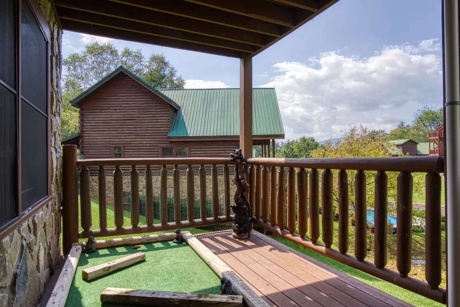 Three Bears - View from lower level deck