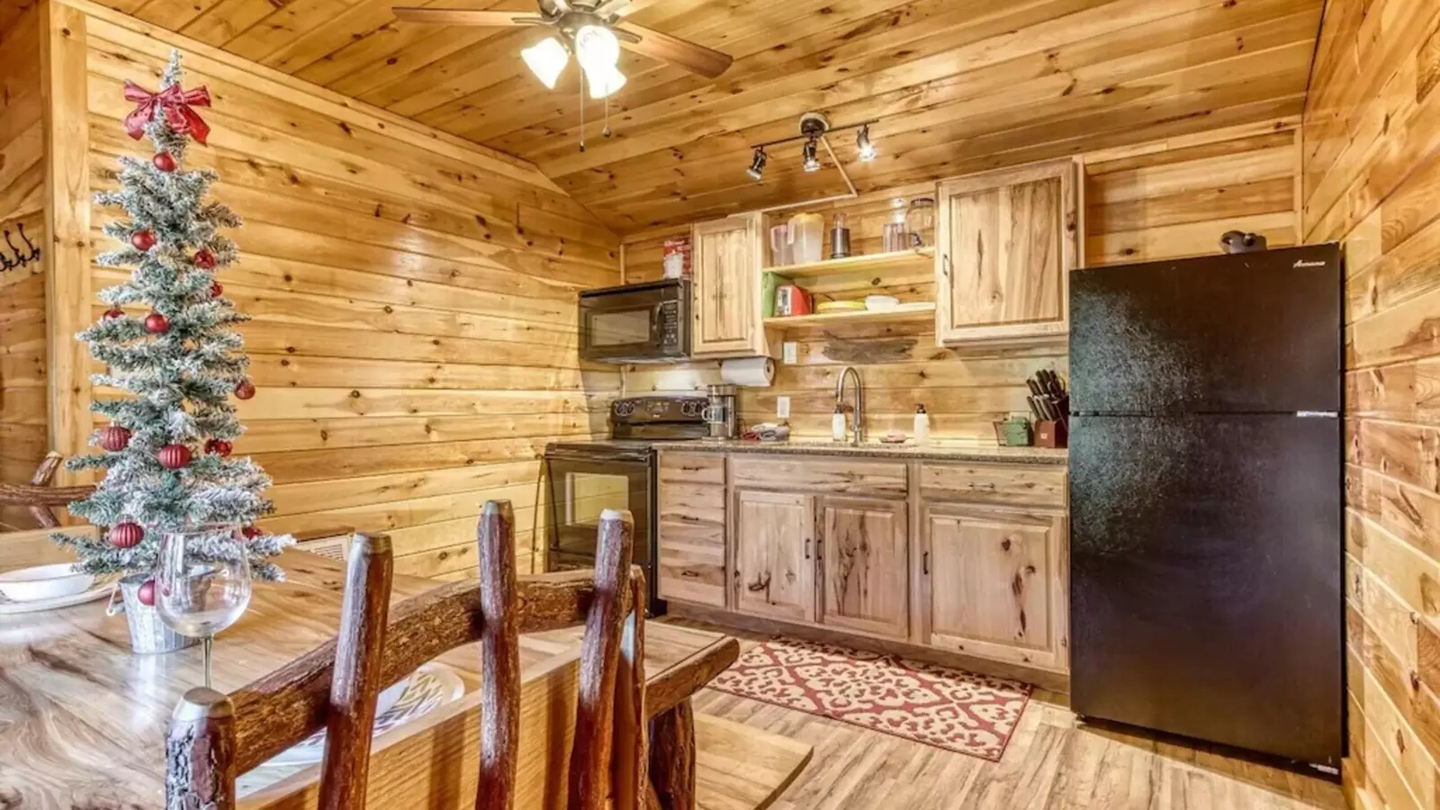 Quaint Mountain Cabin - Hummingbird in a Green Meadow