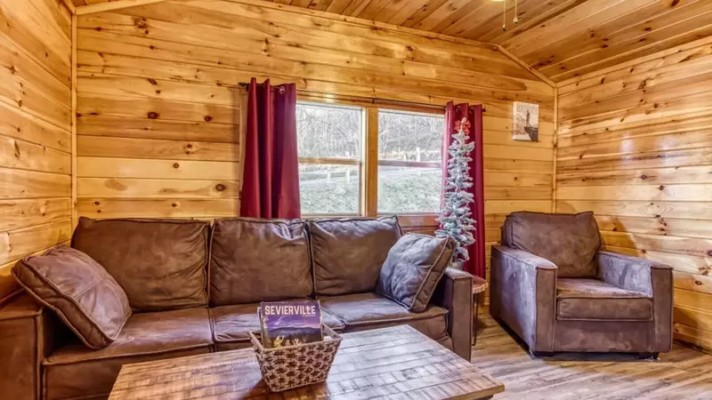 Quaint Mountain Cabin - Hummingbird in a Green Meadow
