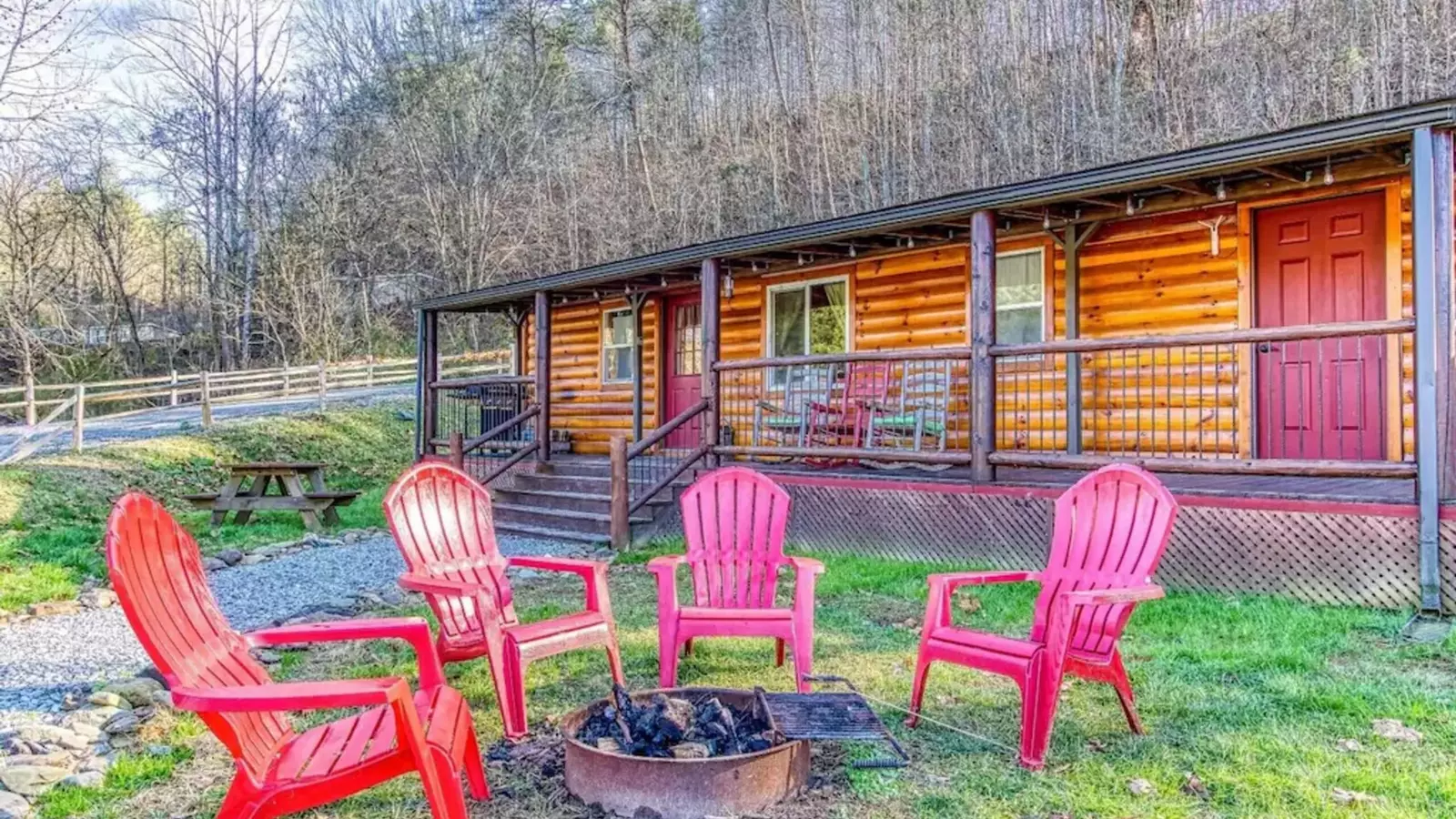 Quaint Mountain Cabin - Hummingbird in a Green Meadow
